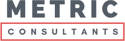 Metric Consultants logo - dark